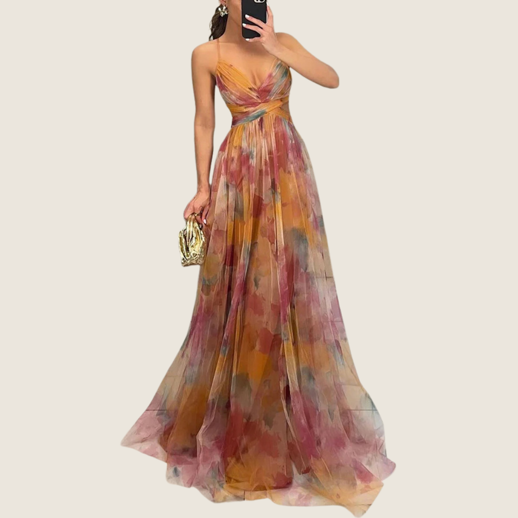 Women's Halter-Style Evening Dress | Maxi