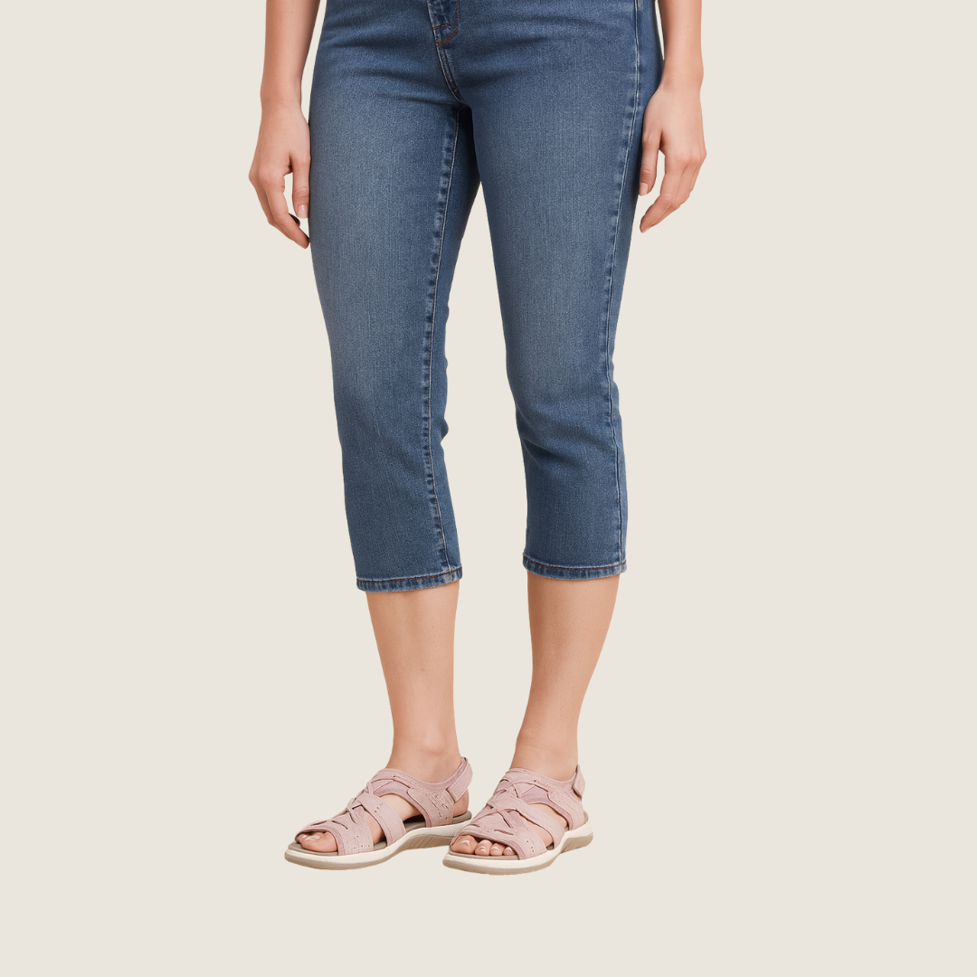 Women's Summer Flat Sandal | Adjustable-Strap