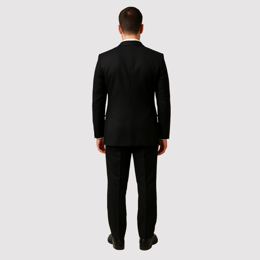Men's Black Wedding Suit | 3-Piece Set