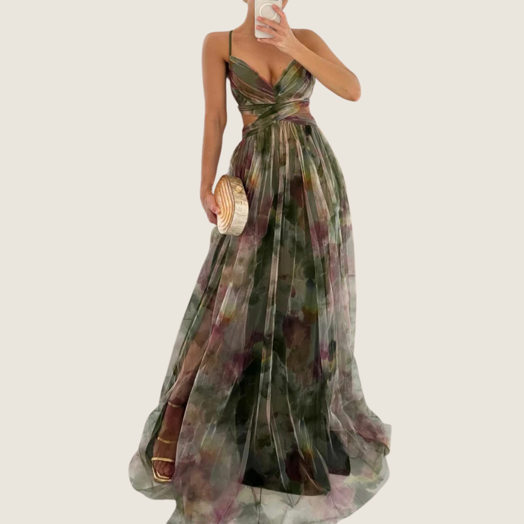 Women's Halter-Style Evening Dress | Maxi