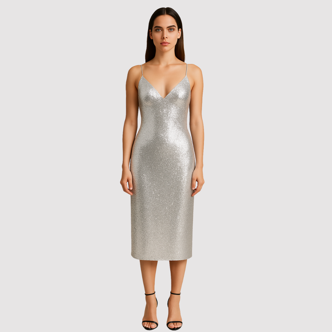 Women's Sequin Party Dress | Midi Dress