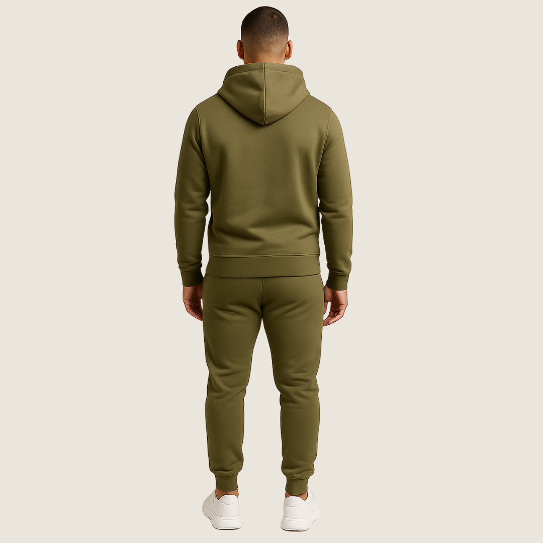 Men's Two-Piece Army Tracksuit | Regular Fit