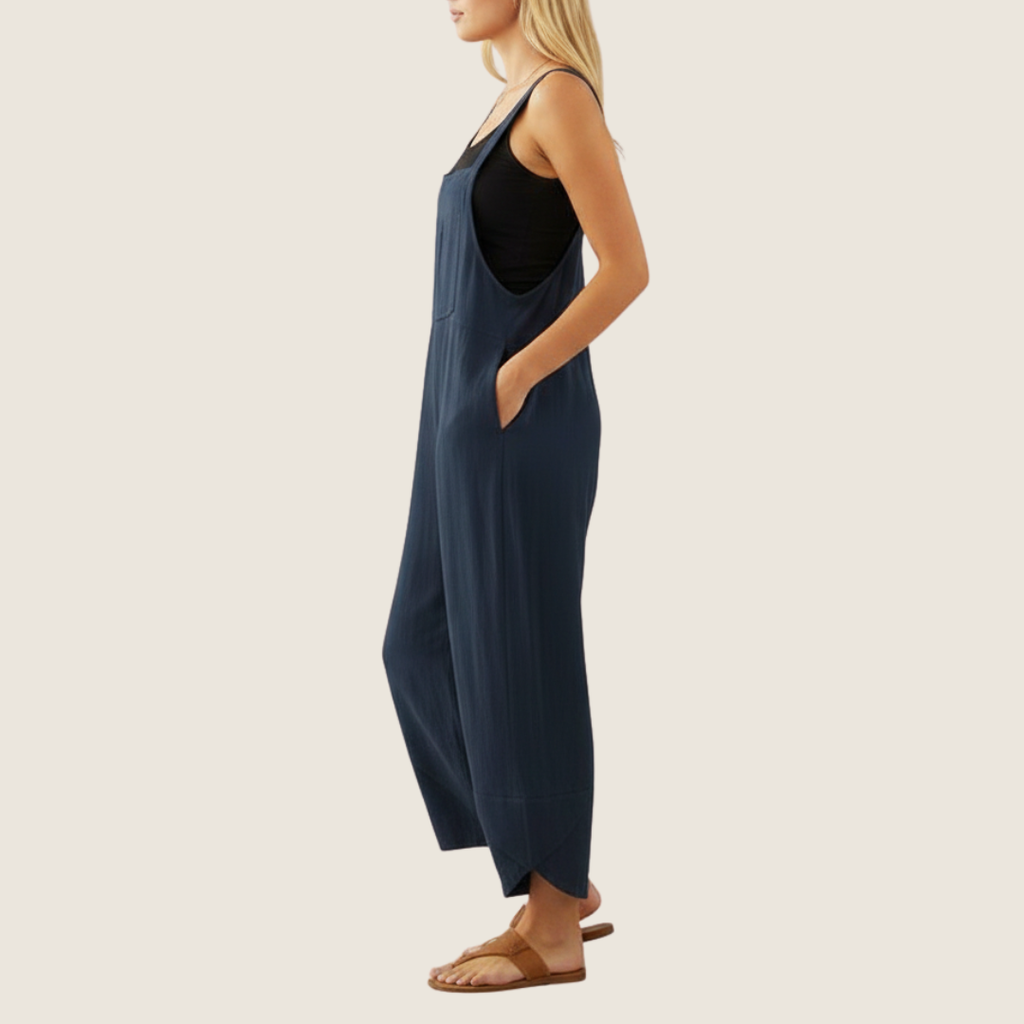 Women's Casual All-Season Jumpsuit | Adjustable-Suspender