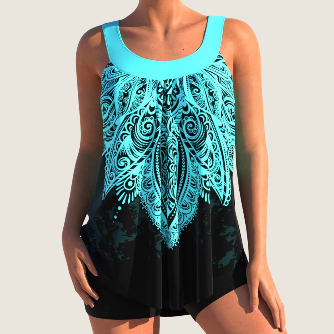 Women's Classic Design Summer Swimsuit | Halter-Neck