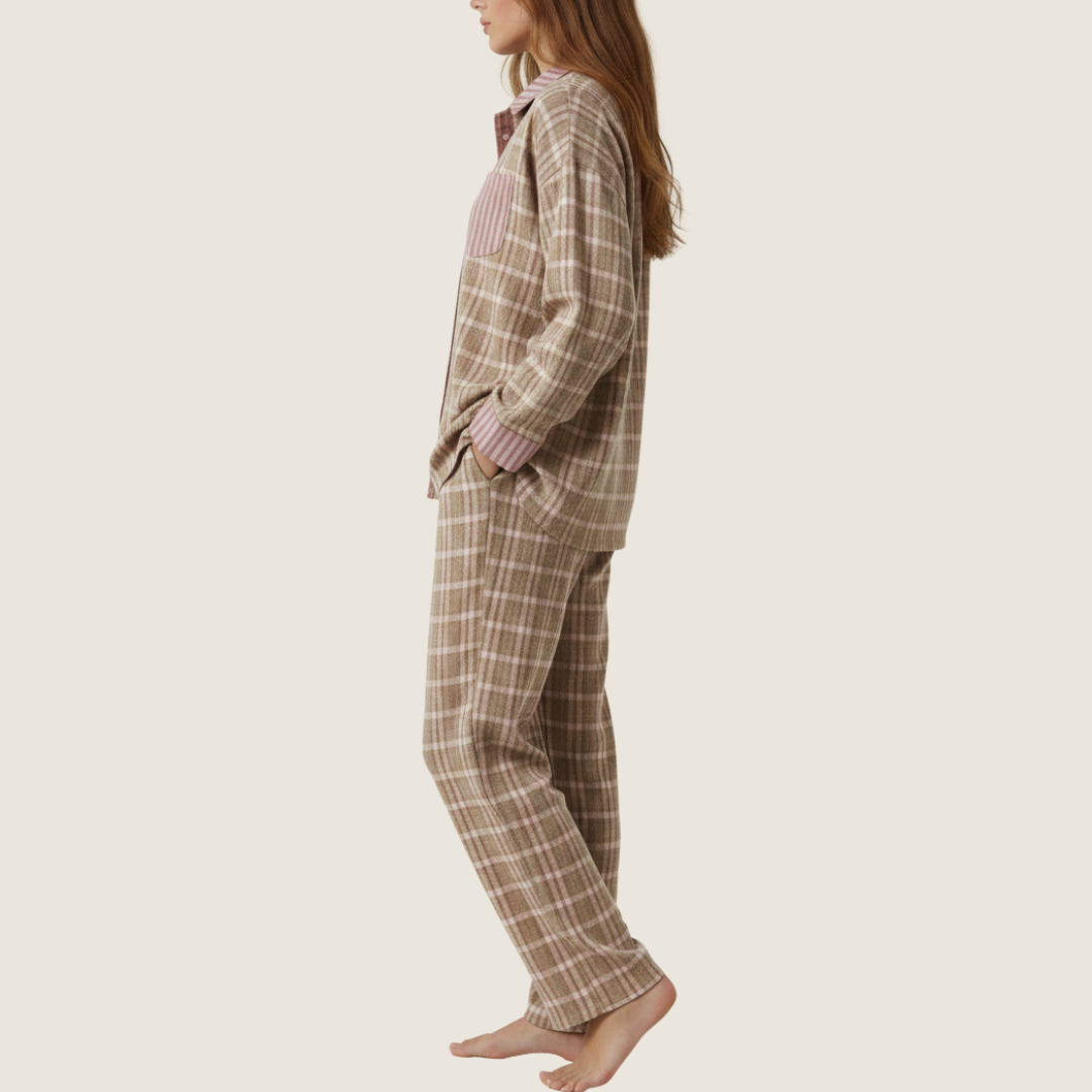 Women's Relaxed Pajamas Full Set | Lounge-Wear