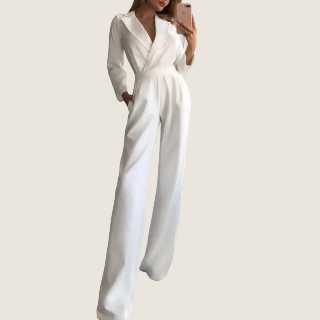Women's Classic Party Jumpsuit | Long-Sleeve