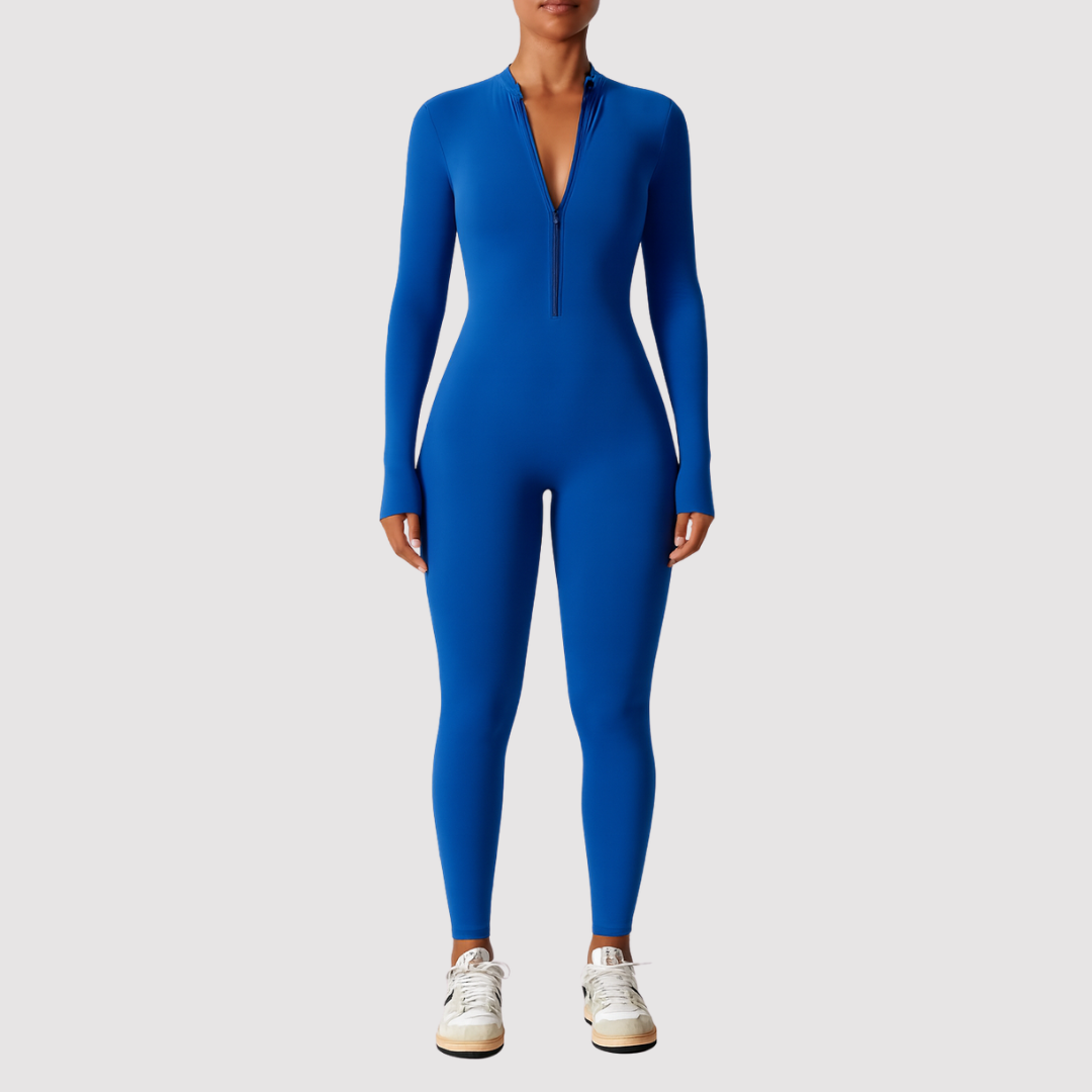 Women's One-Peice Jumpsuit Gym | Long-Sleeve