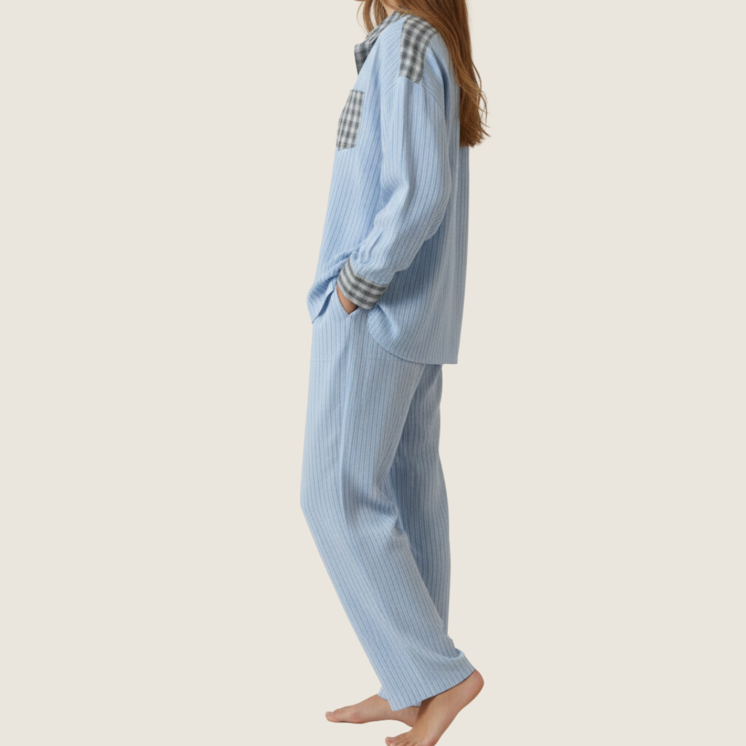Women's Relaxed Pajamas Full Set | Lounge-Wear