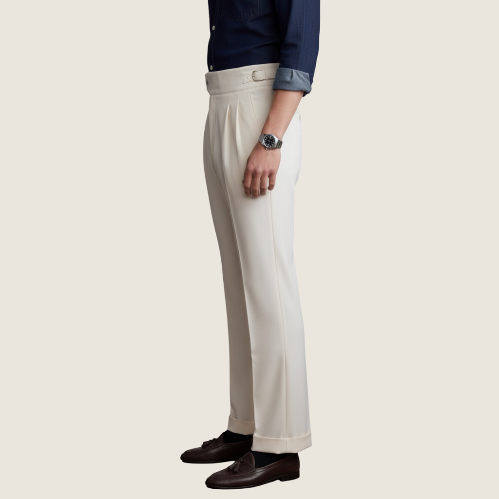 Men's Classic Formal Trousers | Adjustable-Strap