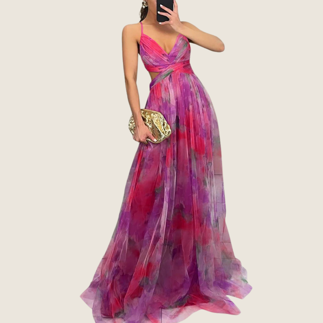 Women's Halter-Style Evening Dress | Maxi