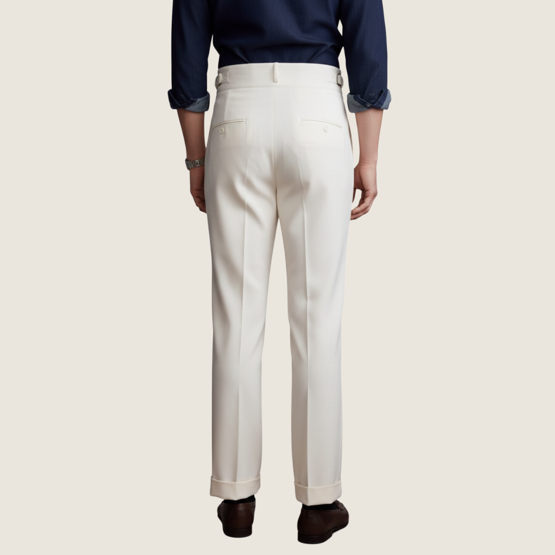 Men's Classic Formal Trousers | Adjustable-Strap