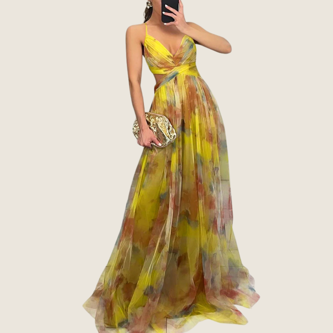 Women's Halter-Style Evening Dress | Maxi