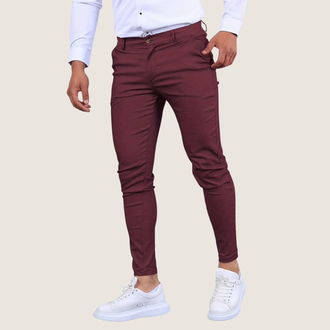 Men's Classic Business Chino Pants | Slim-Fit