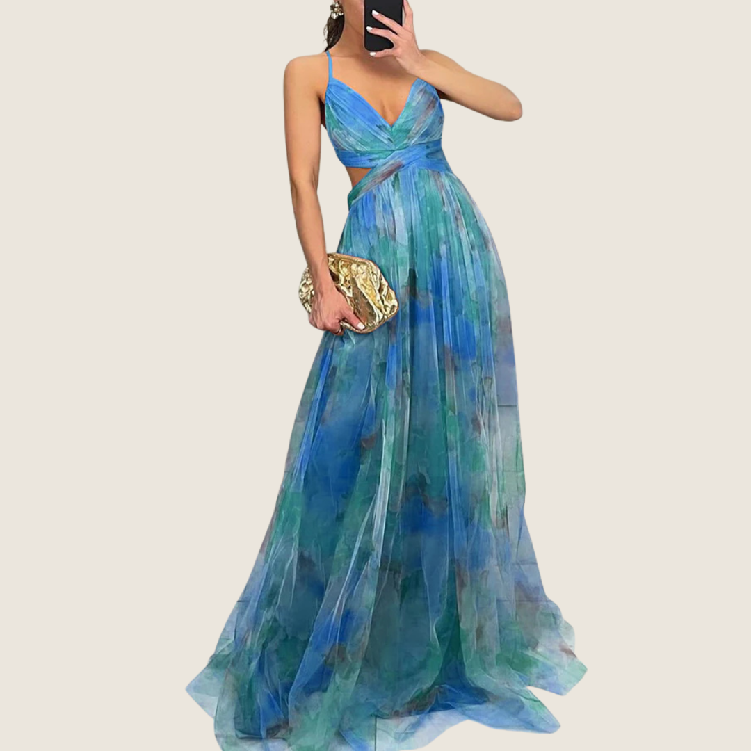 Women's Halter-Style Evening Dress | Maxi
