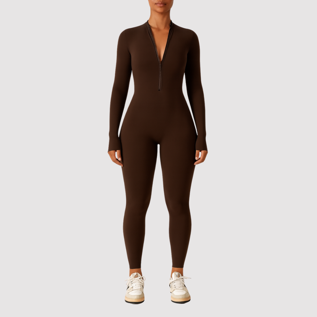 Women's One-Peice Jumpsuit Gym | Long-Sleeve