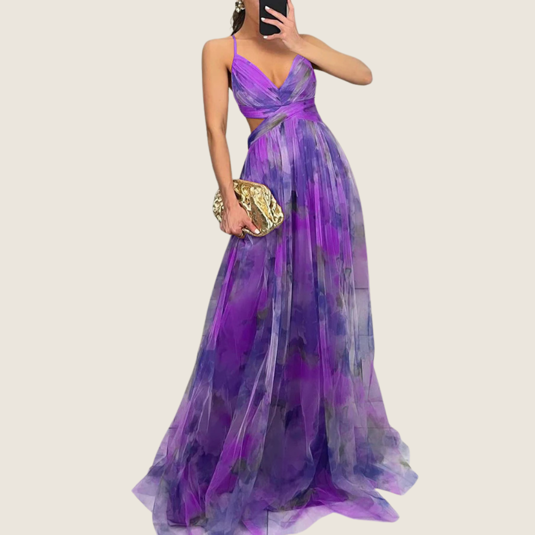 Women's Halter-Style Evening Dress | Maxi